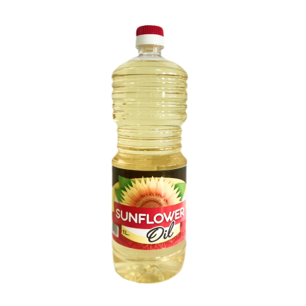 Sunflower seed oil bottle 1 l
